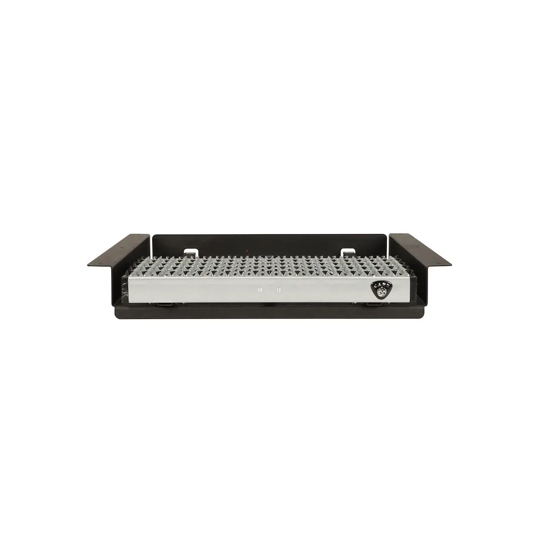 501520 – CARR Truck Step, Side Body Mount Single Flat 24 Inch Step 500 Pound Capacity Non-Extendable Powder Coated Bl...
